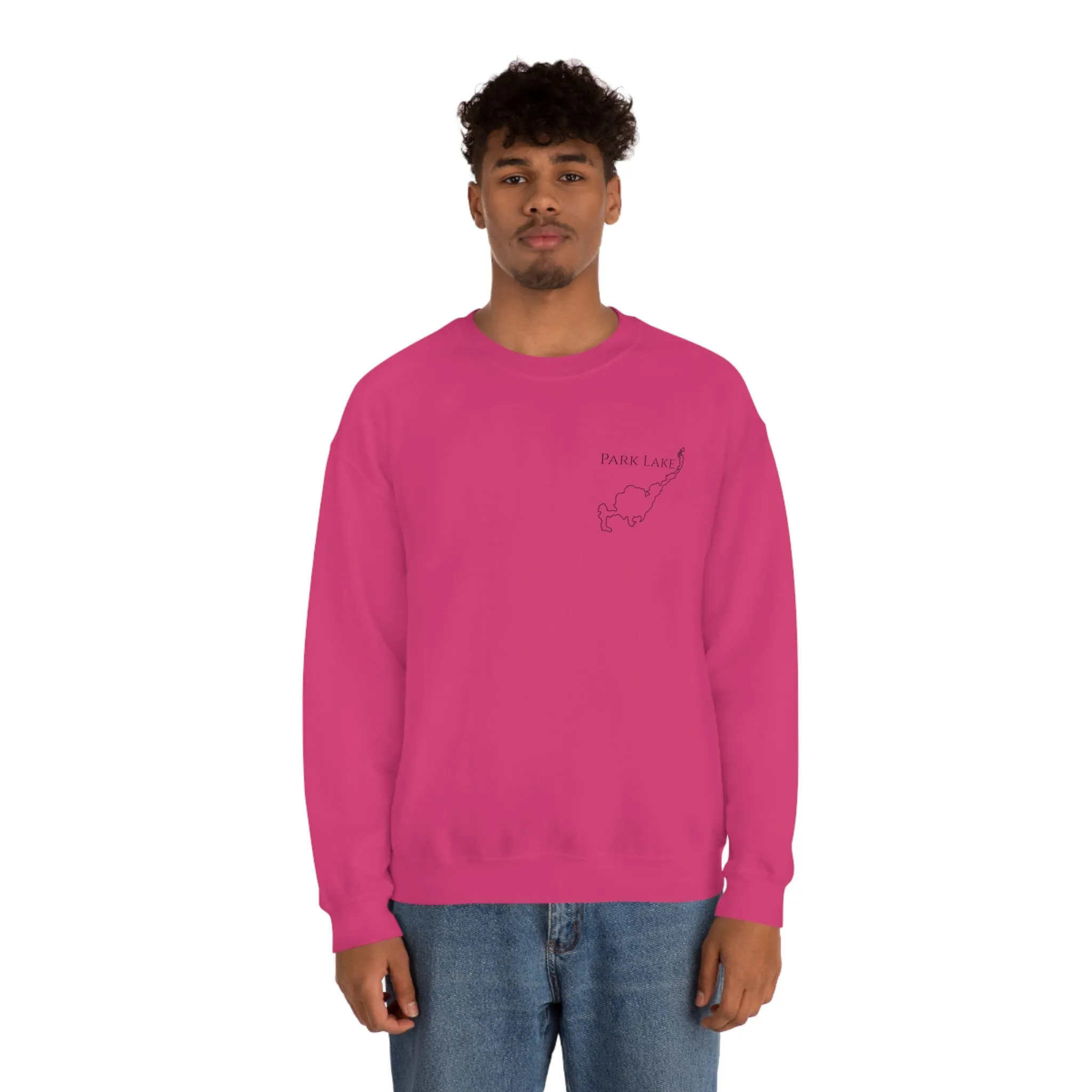 Park Lake Plain Unisex Heavy Blend™ Crewneck Sweatshirt
