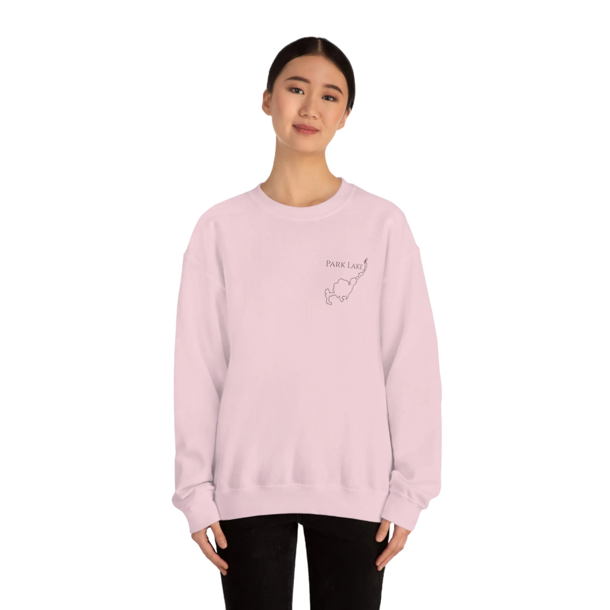 Park Lake Plain Unisex Heavy Blend™ Crewneck Sweatshirt