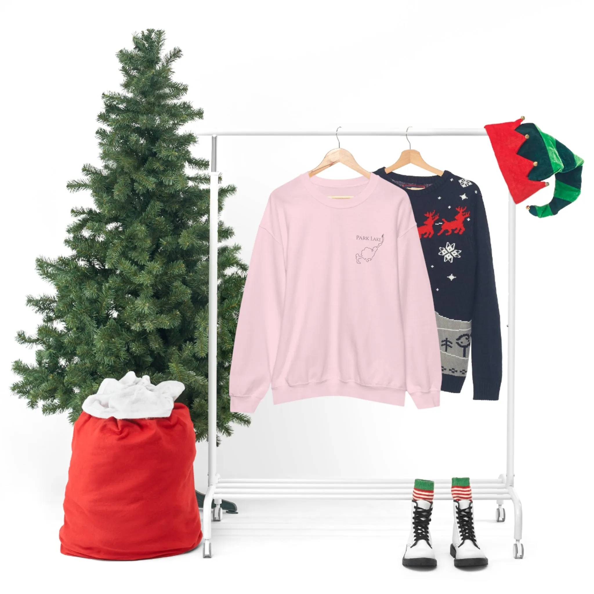 Park Lake Plain Unisex Heavy Blend™ Crewneck Sweatshirt
