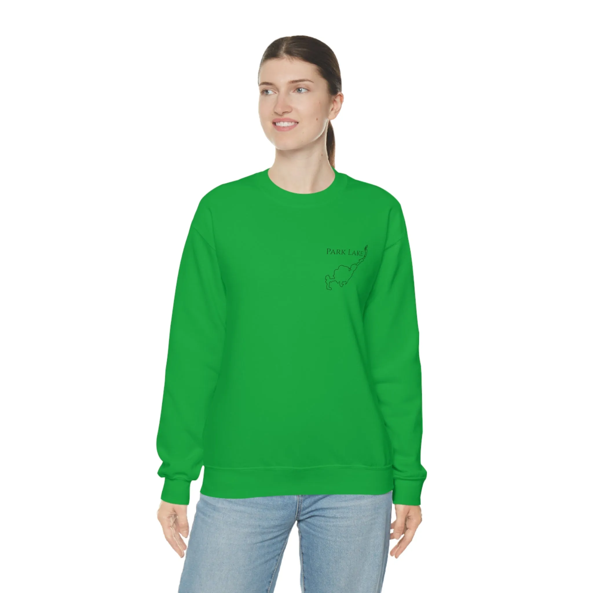 Park Lake Plain Unisex Heavy Blend™ Crewneck Sweatshirt