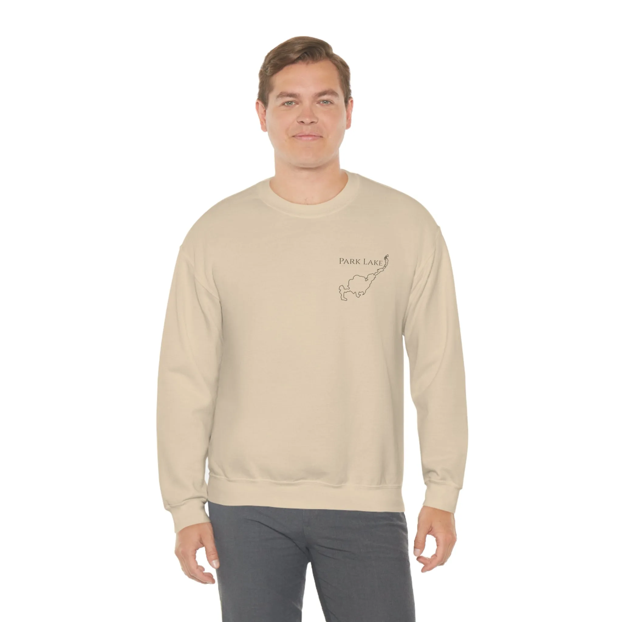 Park Lake Plain Unisex Heavy Blend™ Crewneck Sweatshirt