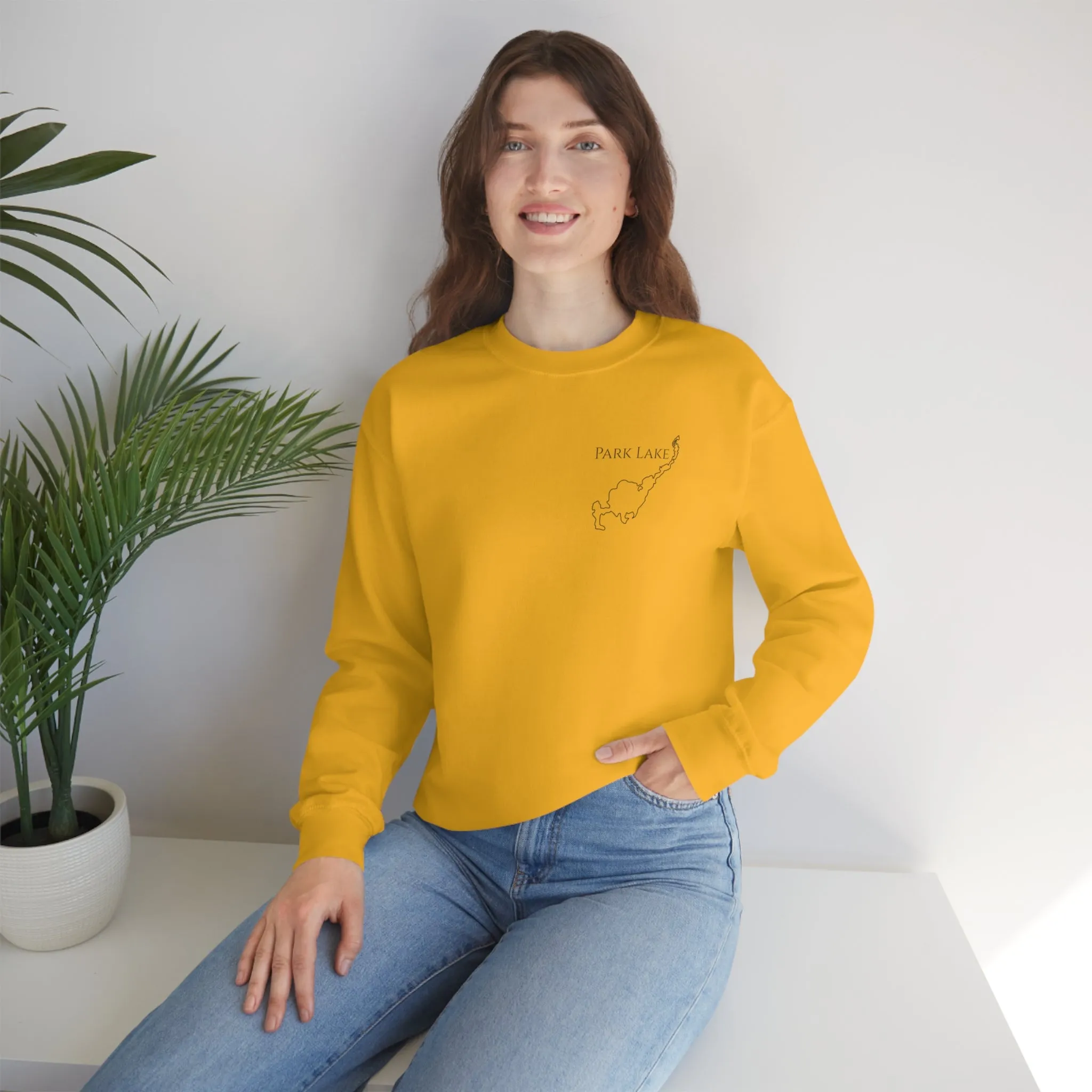 Park Lake Plain Unisex Heavy Blend™ Crewneck Sweatshirt