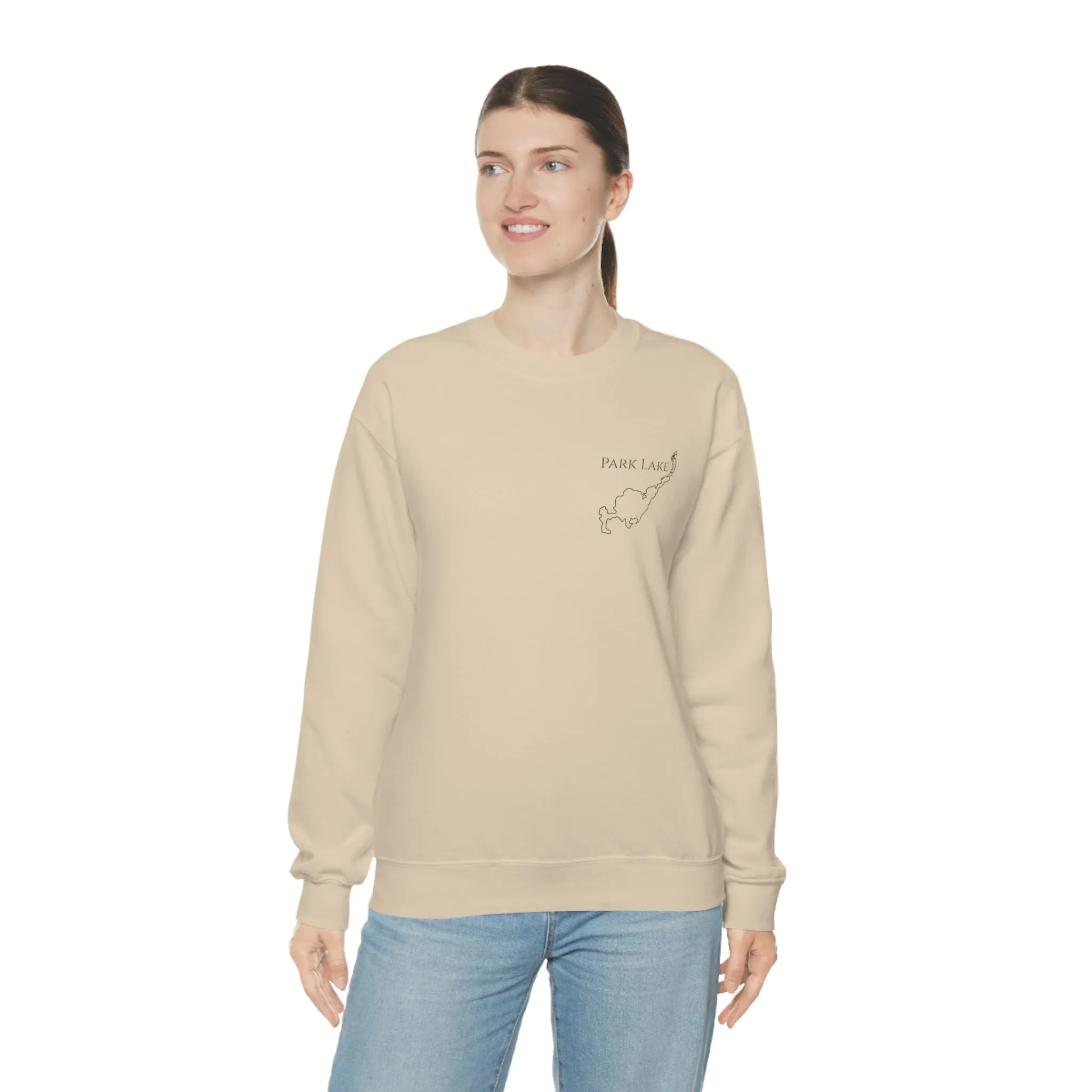Park Lake Plain Unisex Heavy Blend™ Crewneck Sweatshirt
