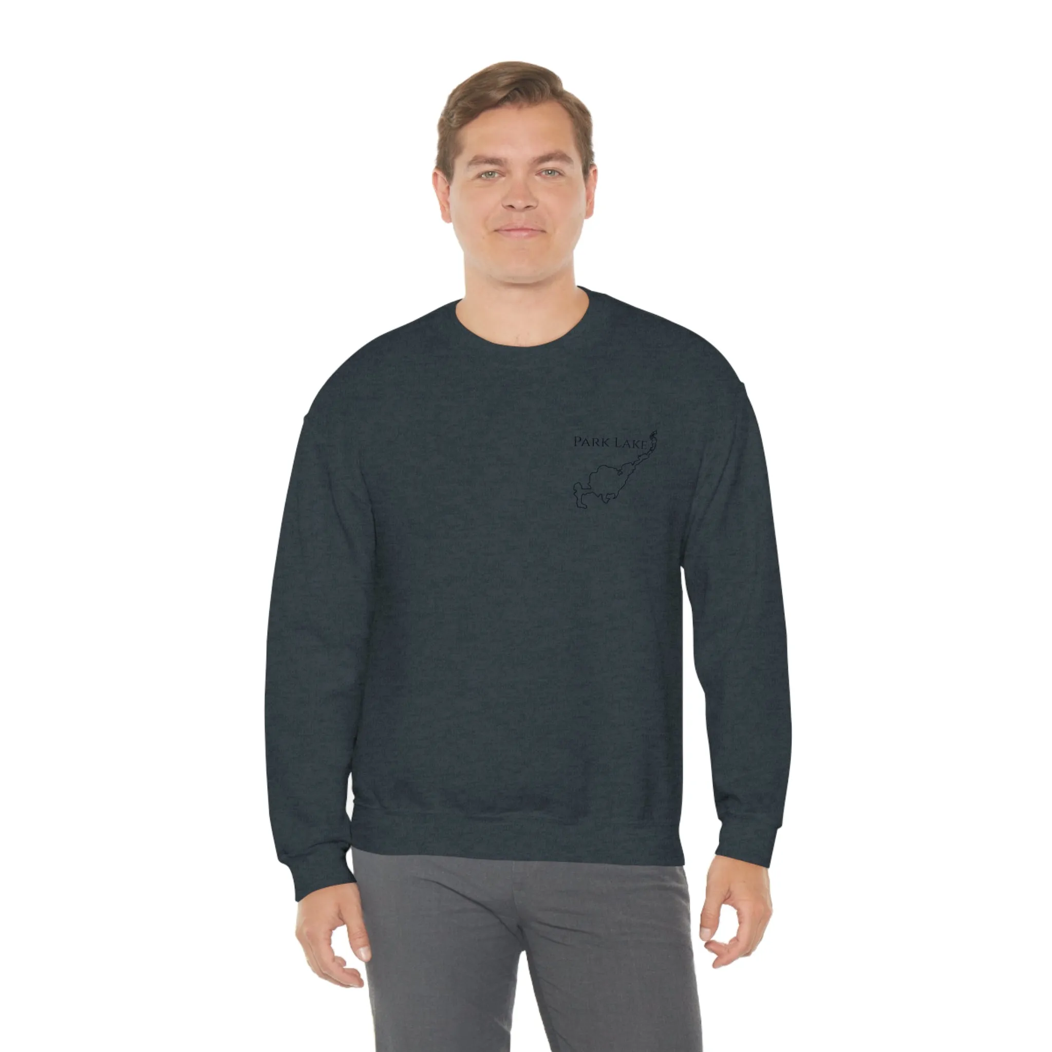 Park Lake Plain Unisex Heavy Blend™ Crewneck Sweatshirt