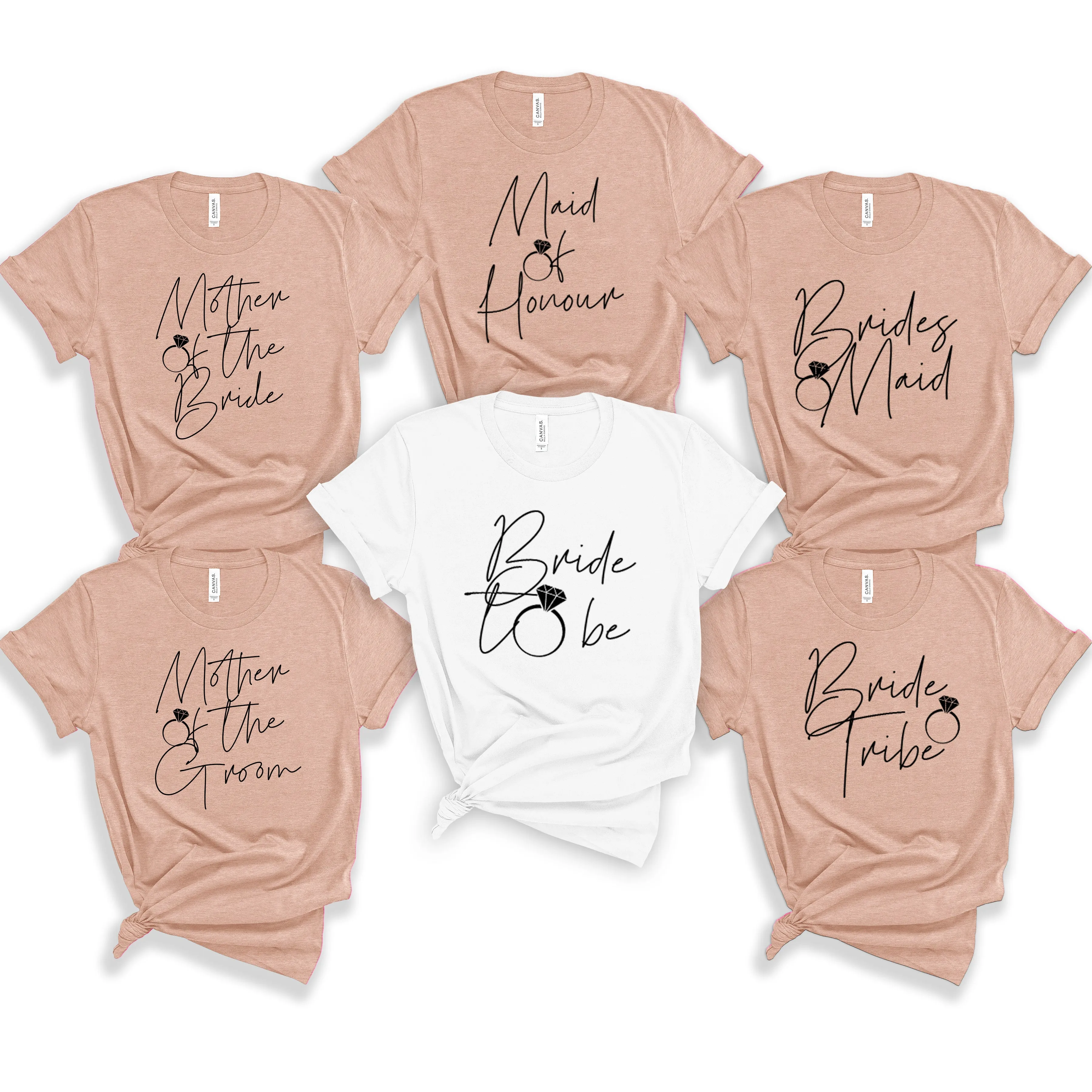 Personalised Oversized Hen Party T Shirts - Girls Trip Matching Unisex Tops