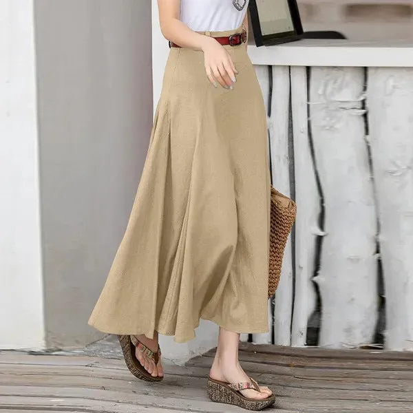 Pinkie® | Modern High Waist A-Line Skirt