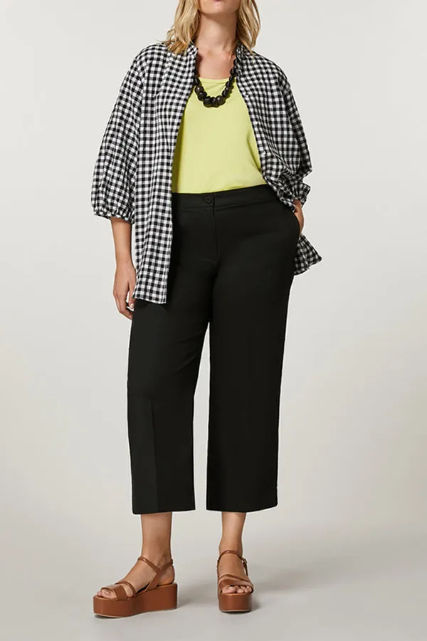 PIOGGIA VICHY SEERSUCKER TUNIC