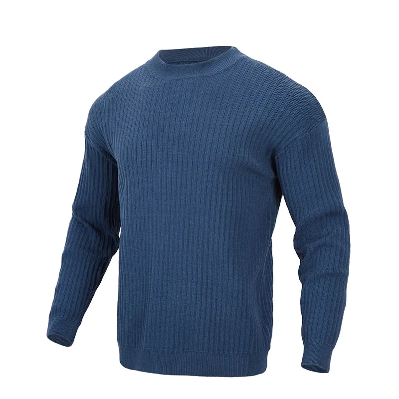 PIT-RIBBED SWEATER