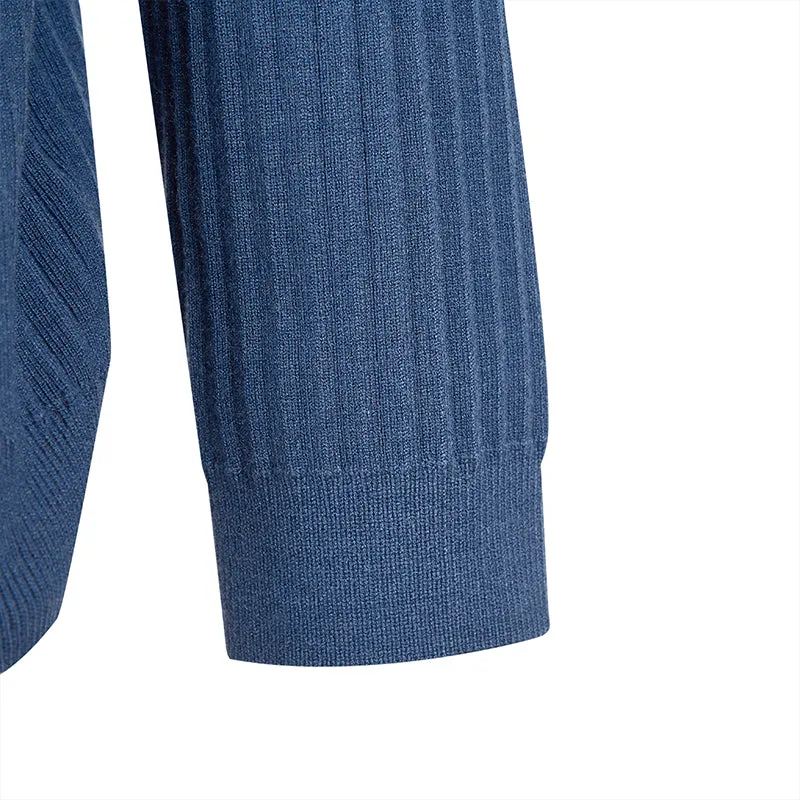PIT-RIBBED SWEATER