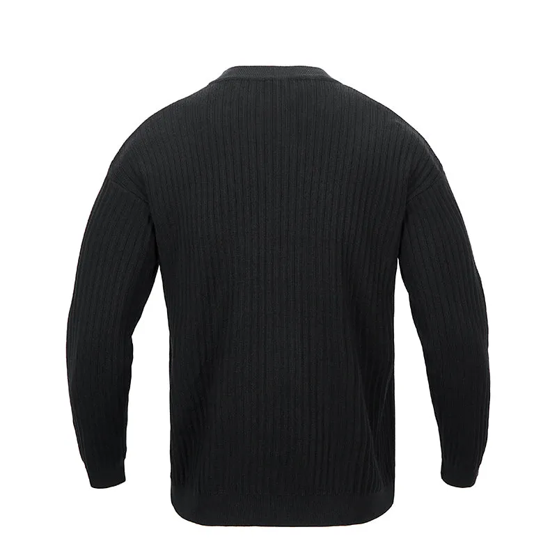 PIT-RIBBED SWEATER