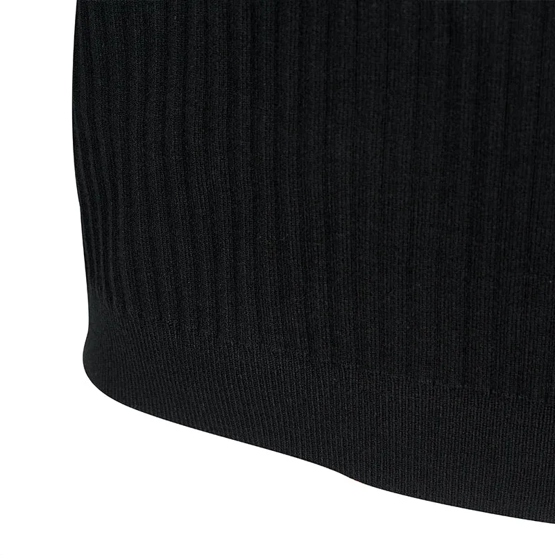 PIT-RIBBED SWEATER
