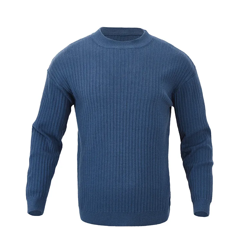 PIT-RIBBED SWEATER