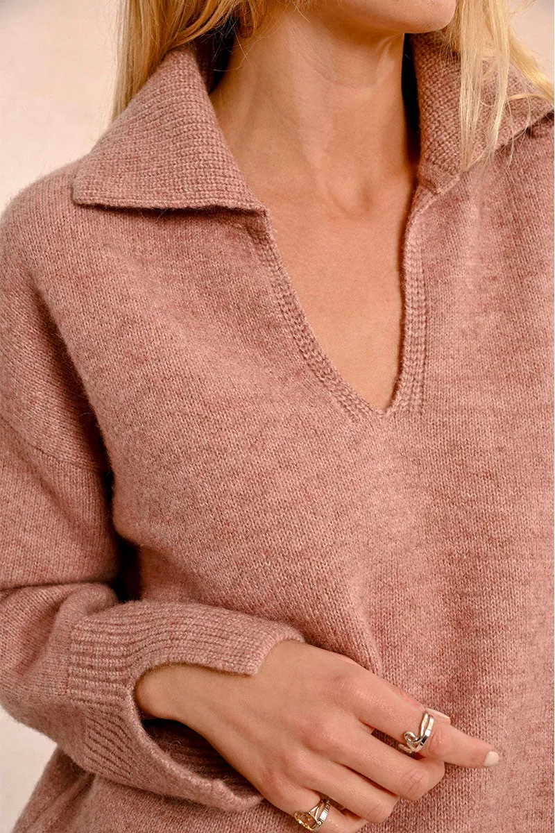 POLO COLLAR SWEATER
