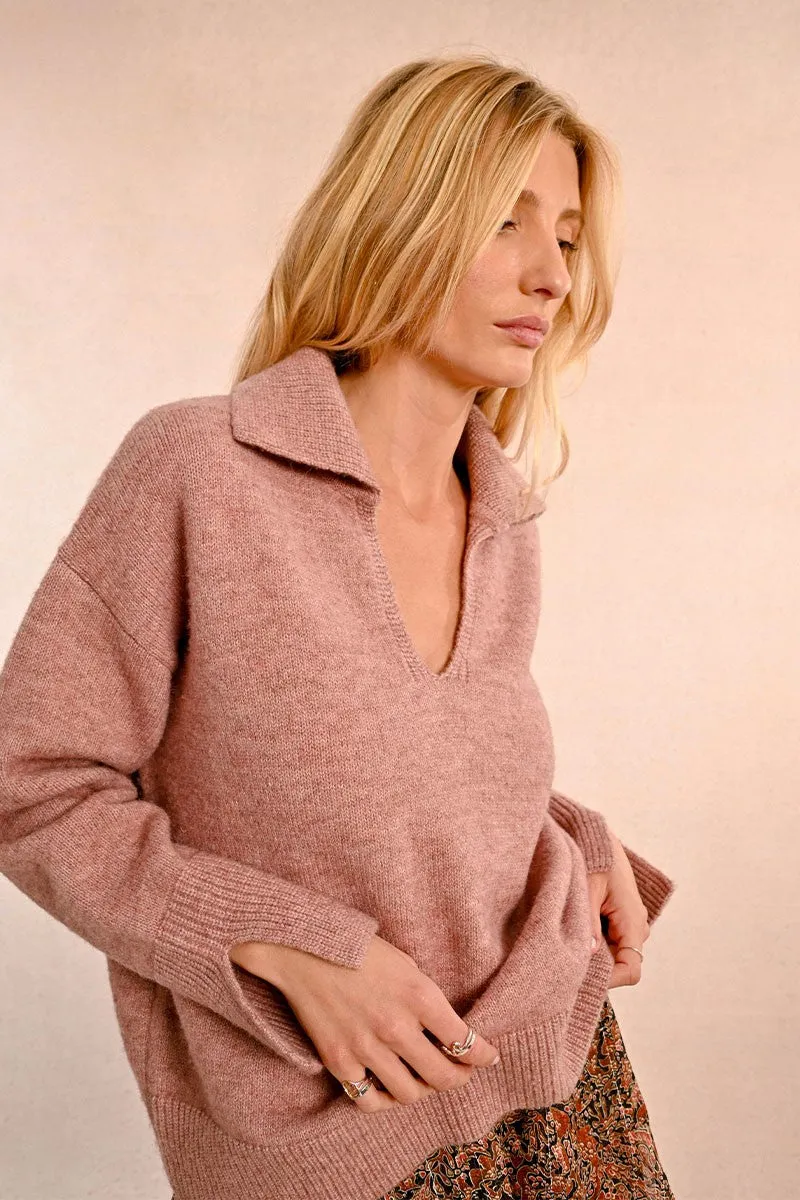 POLO COLLAR SWEATER