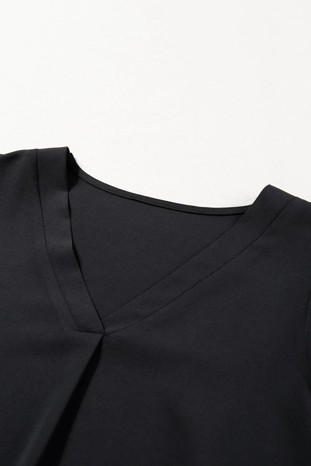Puff Sleeve Plus Size Mini Dress