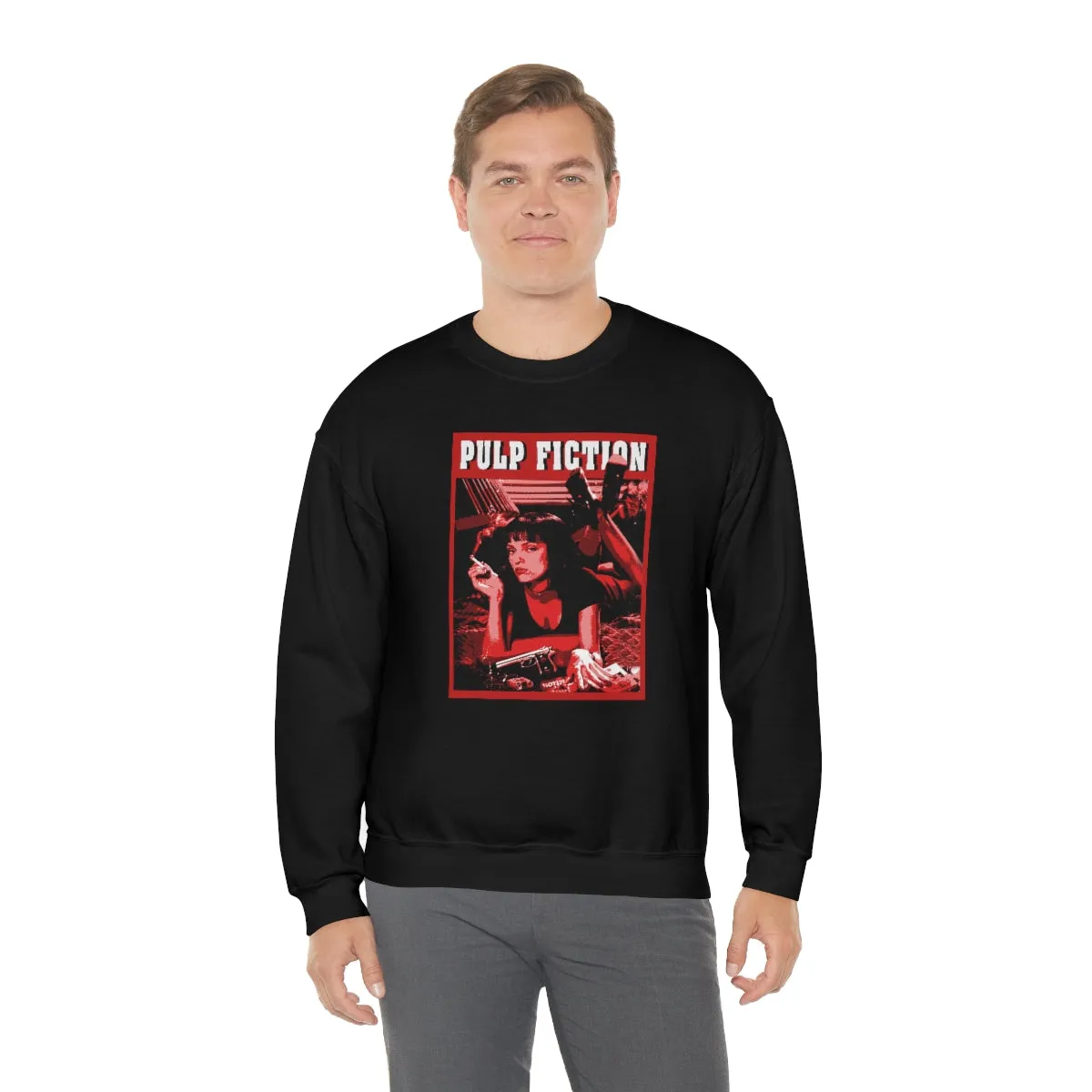 Pulp Fiction Hoodie, Pop Culture Hooded Sweatshirt, Vintage Hoodies