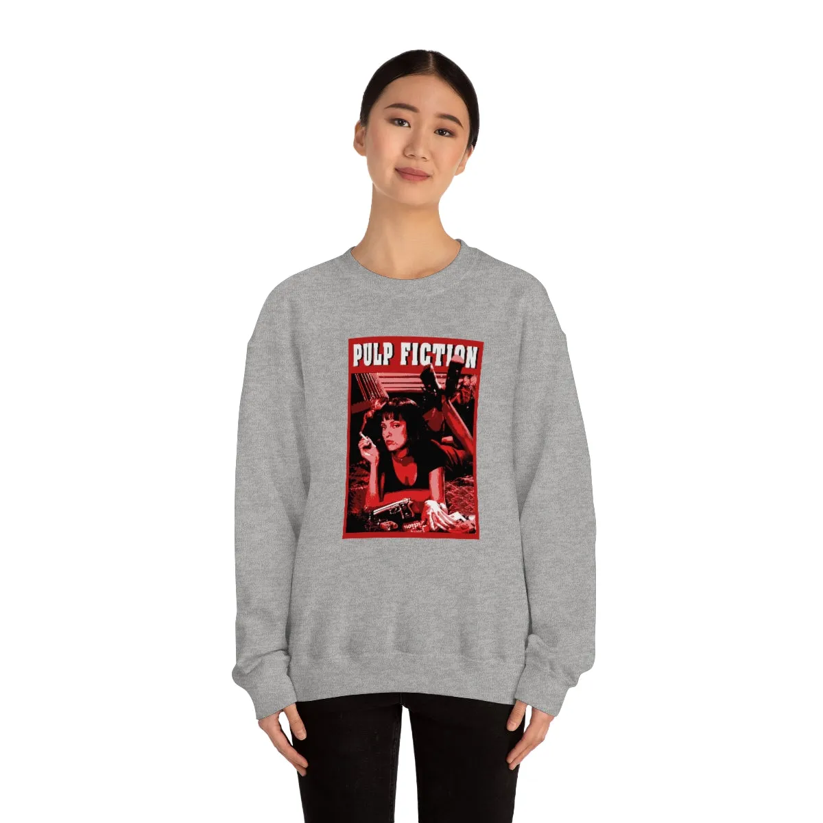 Pulp Fiction Hoodie, Pop Culture Hooded Sweatshirt, Vintage Hoodies