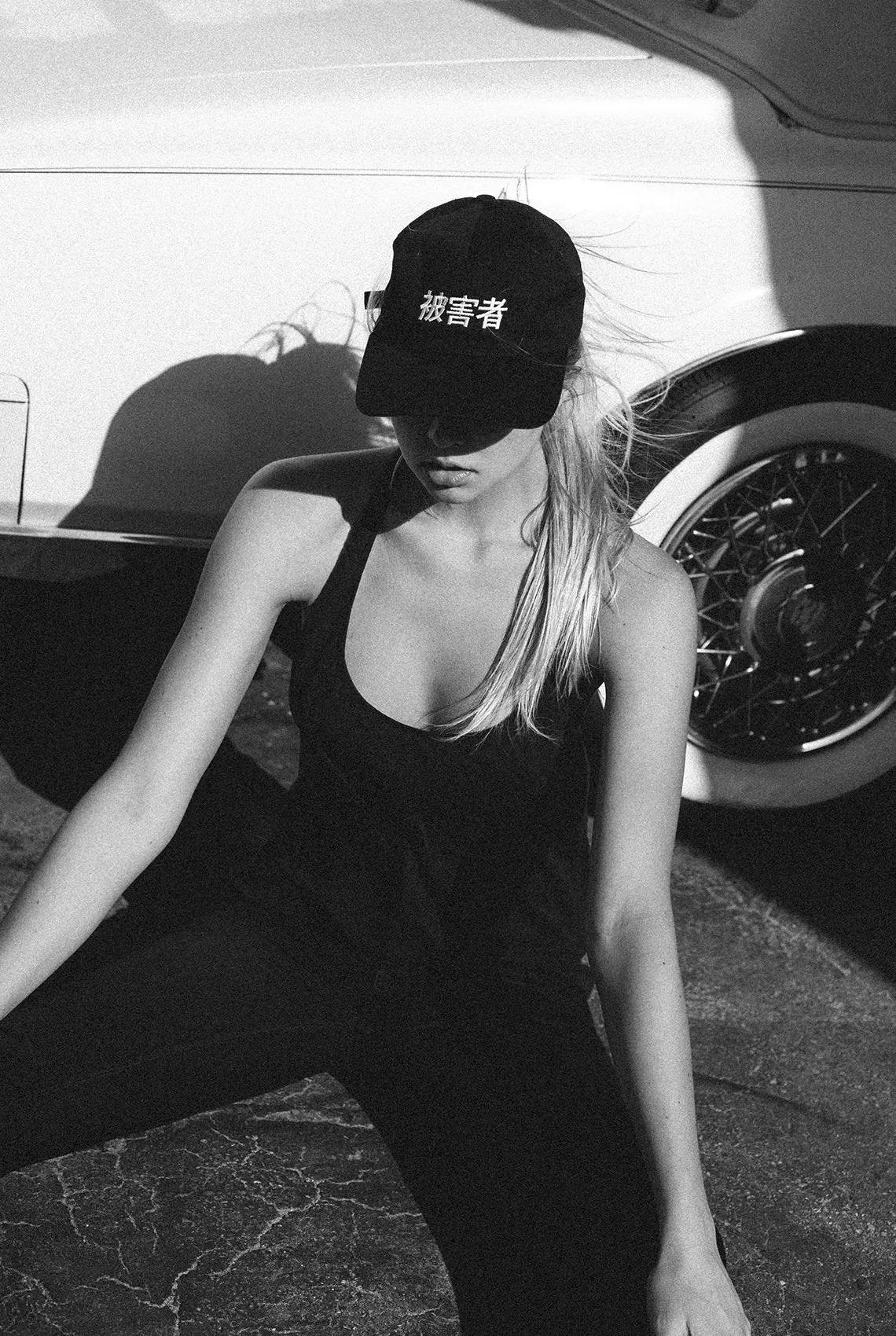 Racer Tank Top / Black