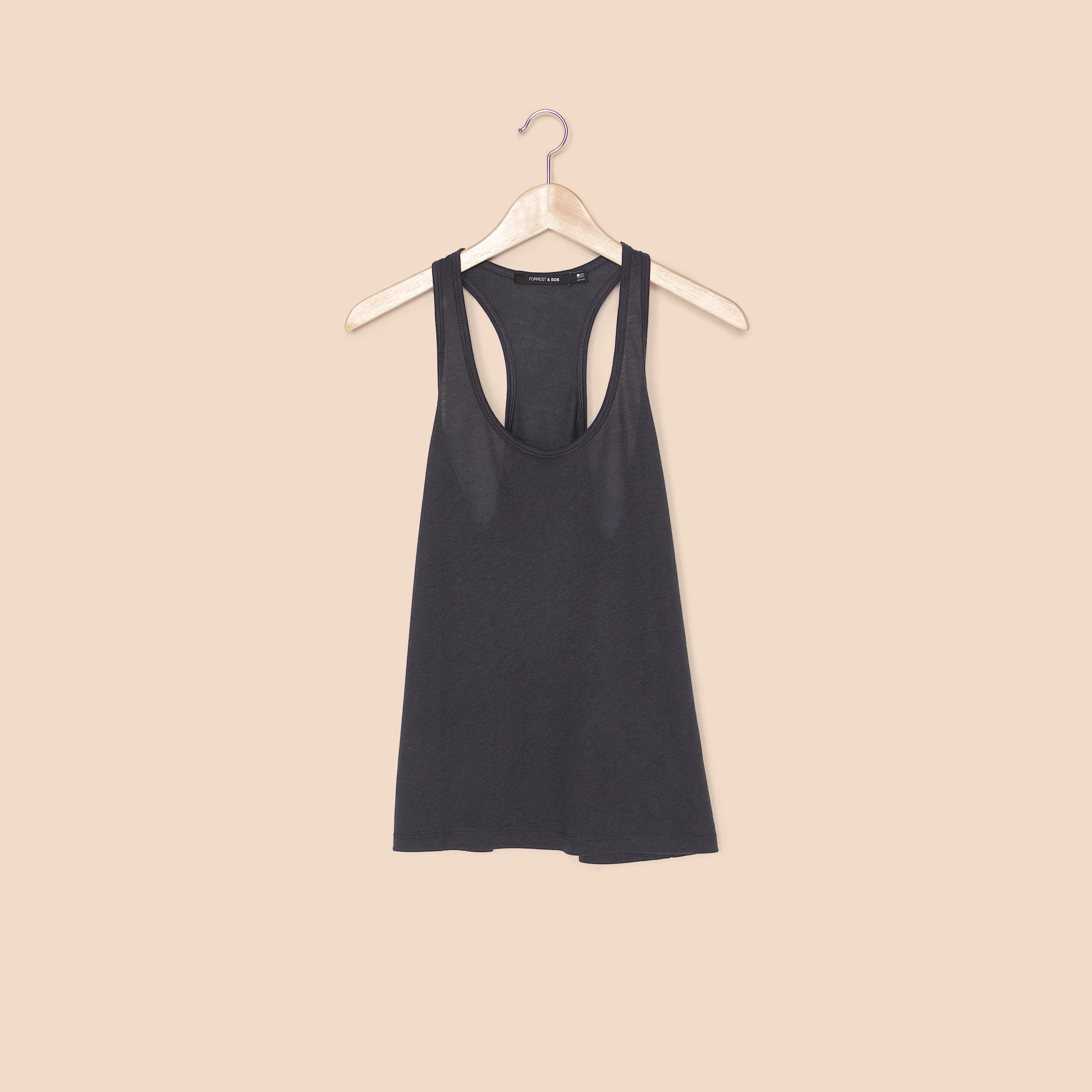 Racer Tank Top / Dark Grey