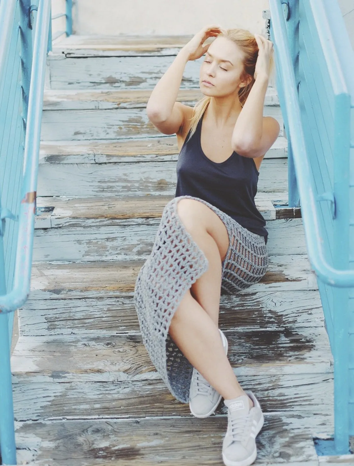 Racer Tank Top / Dark Grey