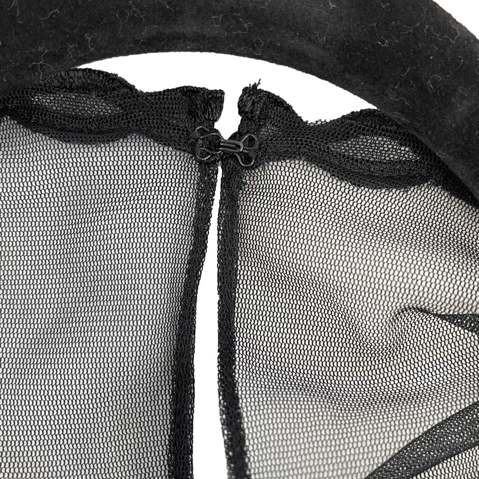 Reiss - Mesh Neckline - Black Top - US 6