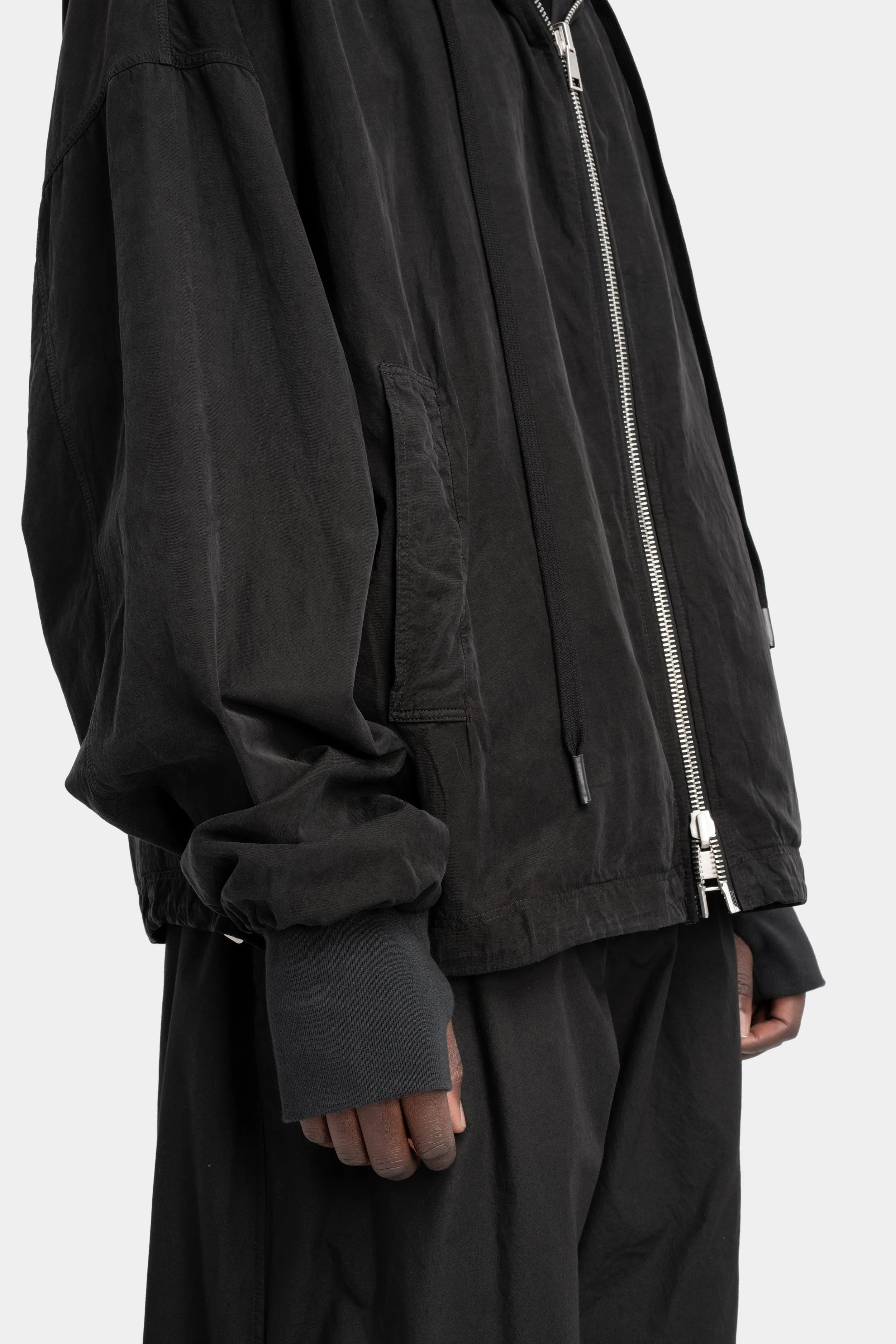 Reversible bomber jacket