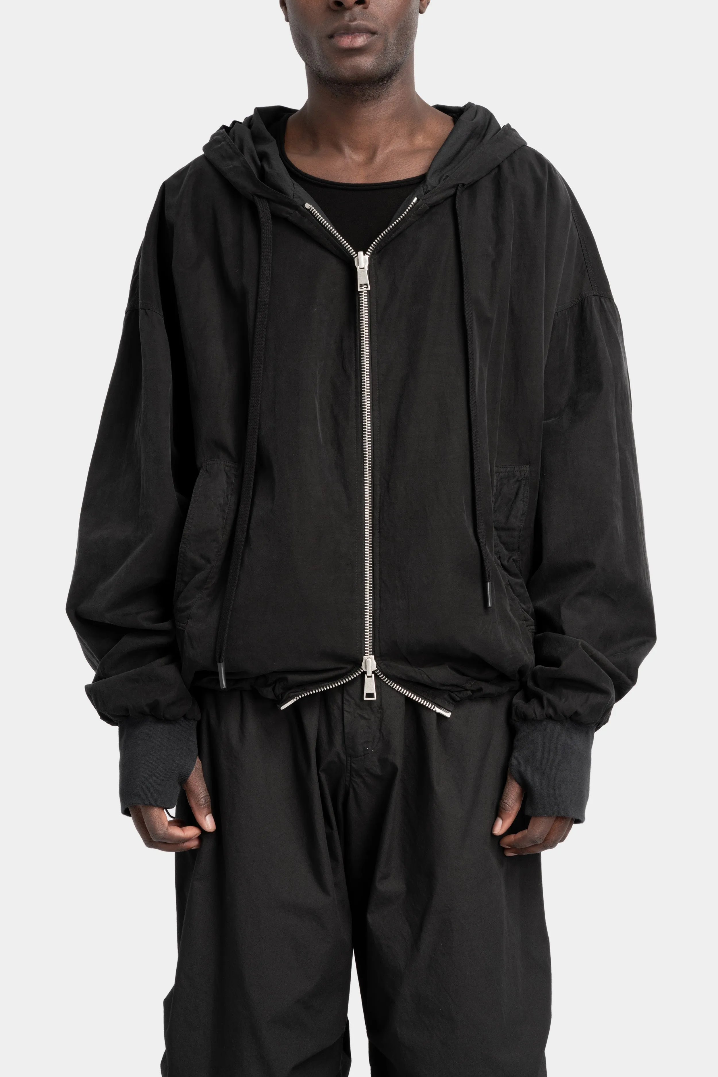 Reversible bomber jacket
