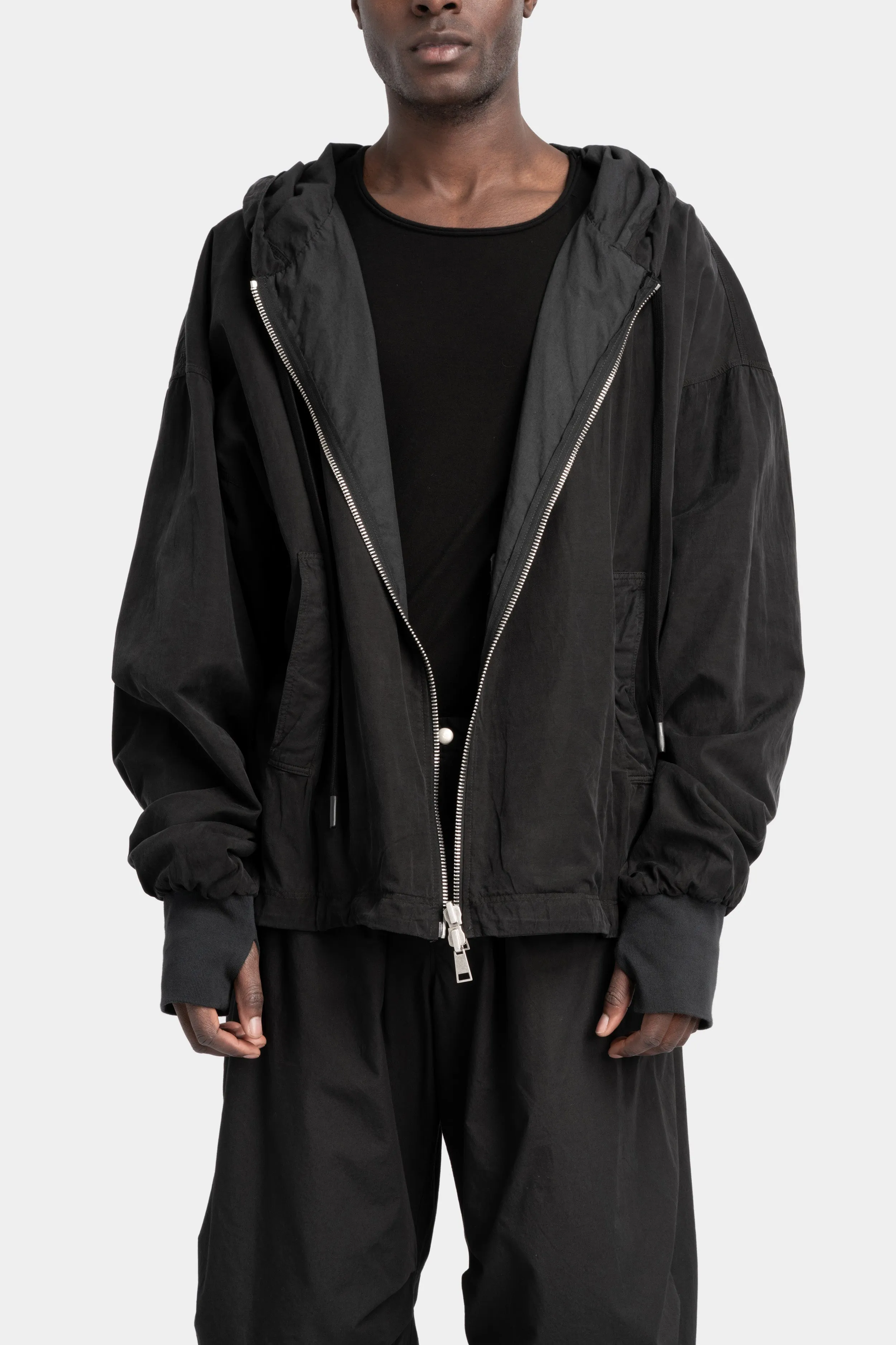Reversible bomber jacket