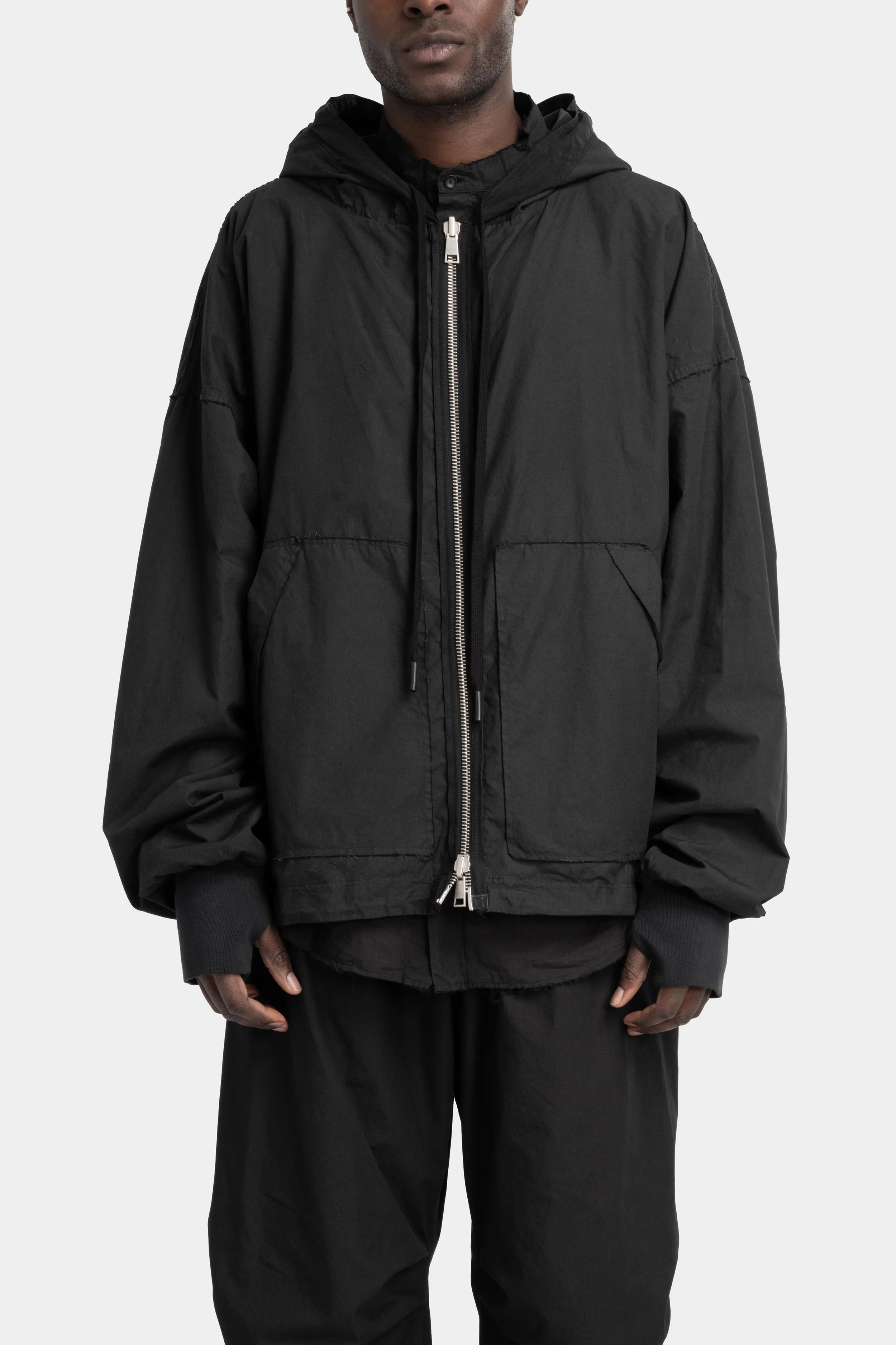 Reversible bomber jacket