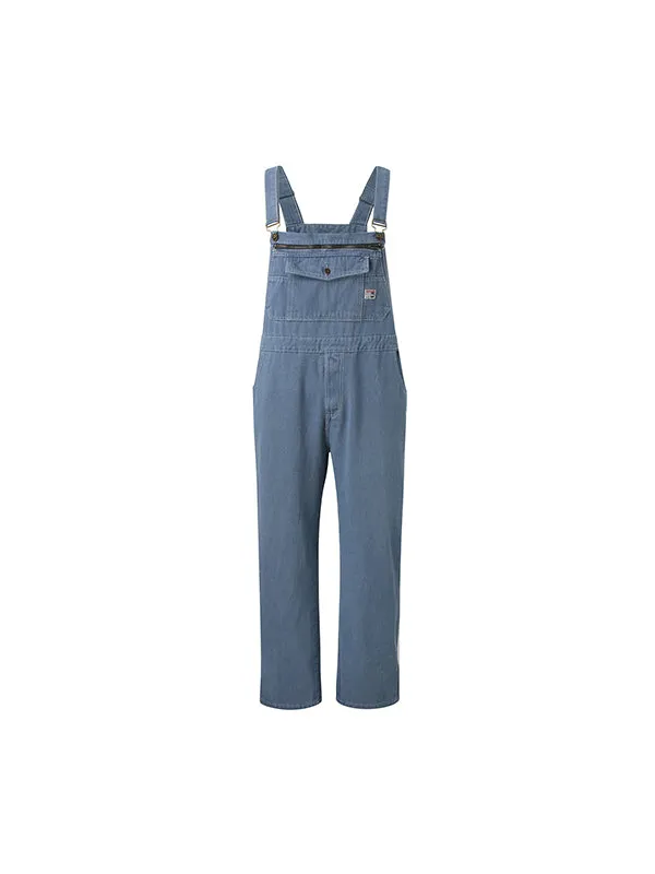 Ripped Suspender Jeans Jumpsuit