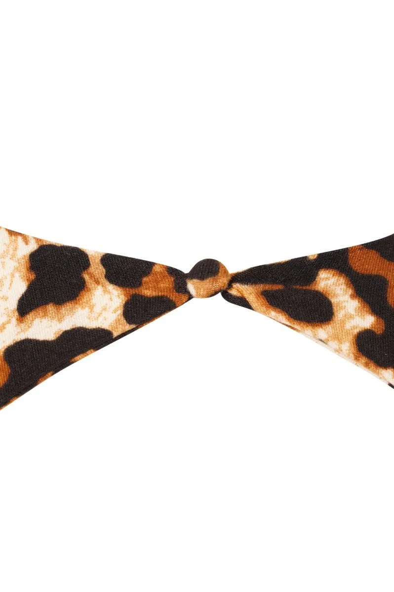 Ro Rox Eva Leopard 1950's Vintage Style Top Blouse