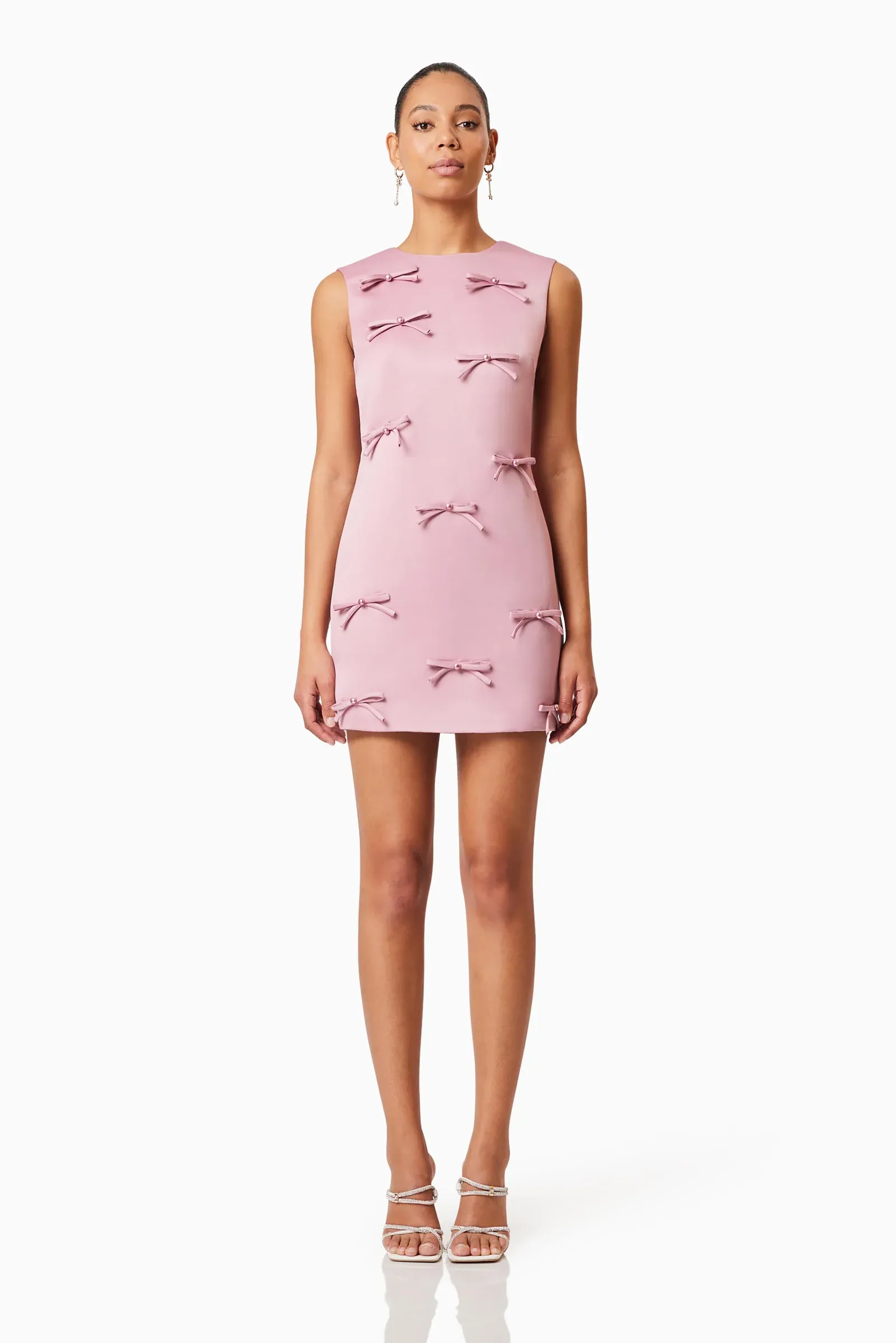 Rose Bow Shift Dress