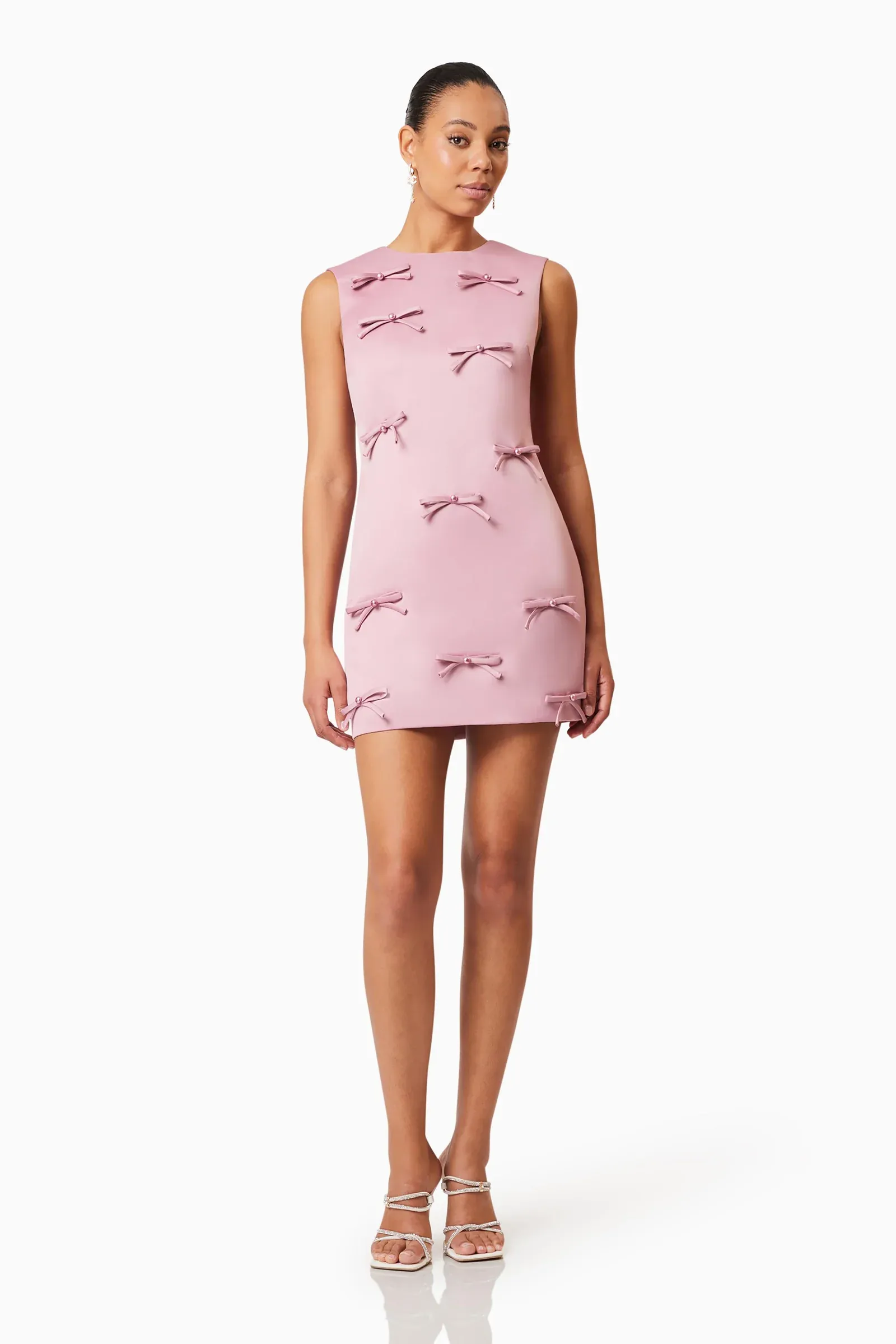 Rose Bow Shift Dress