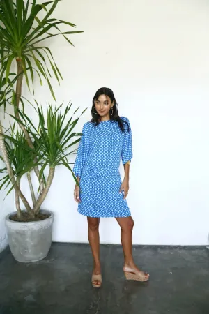 Rose L/S Dress - Blue Arrow