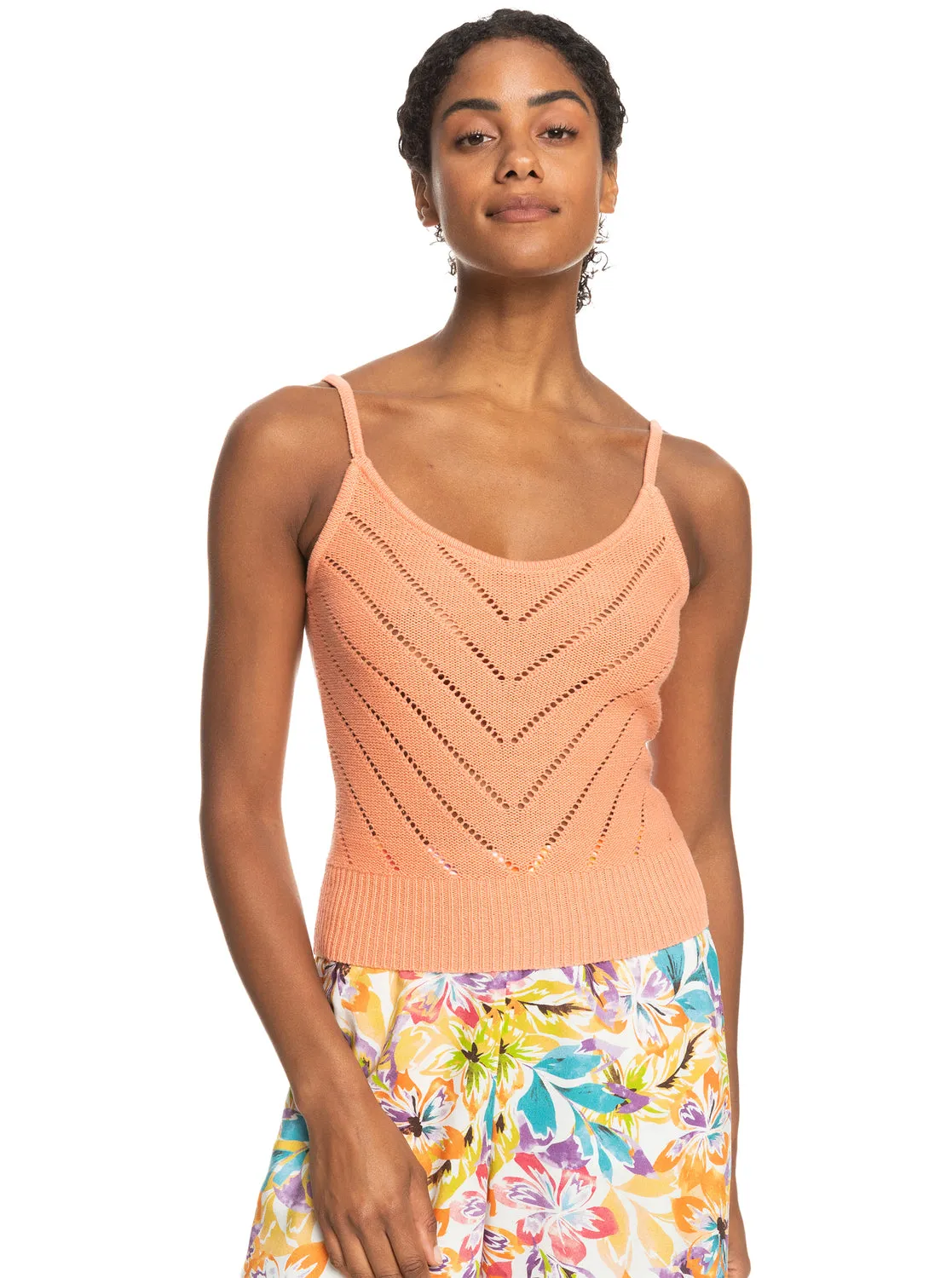 Roxy Sunrise Club Tank-Papaya Punch