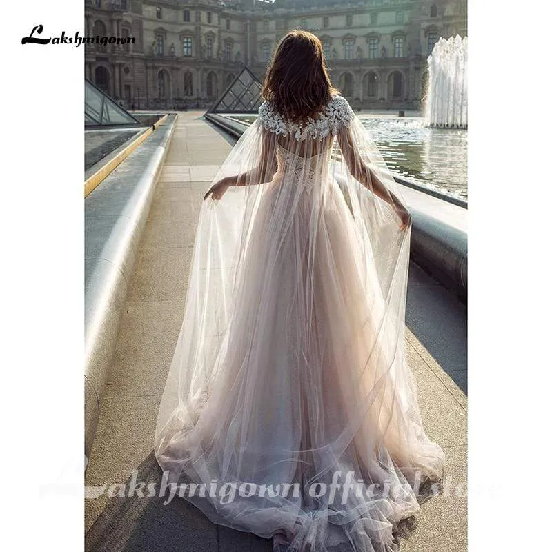 Roycebridal Sleeveless Bohe Beach A-Line Wedding Dresses