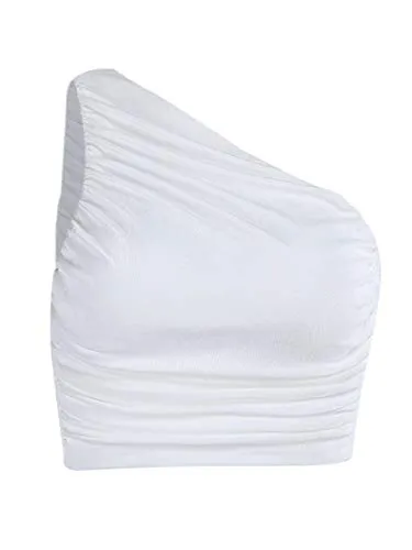 Ruched One Shoulder Crop Top