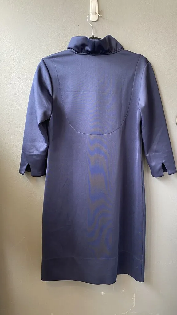 Ruffle Neck Shift Dress