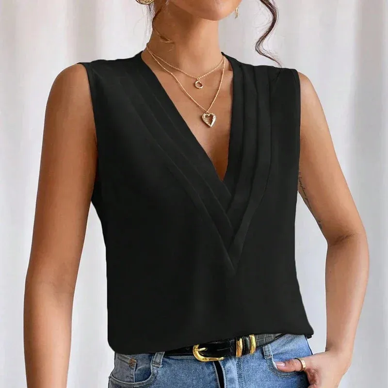 Rumi – Stijlvolle mouwloze blouse