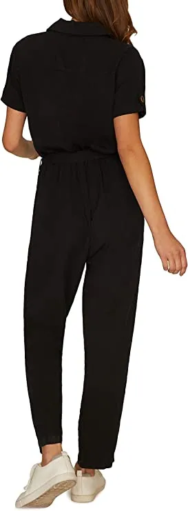 Sanctuary | Renewal Utility Jumpsuit | Black | XS