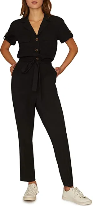 Sanctuary | Renewal Utility Jumpsuit | Black | XS