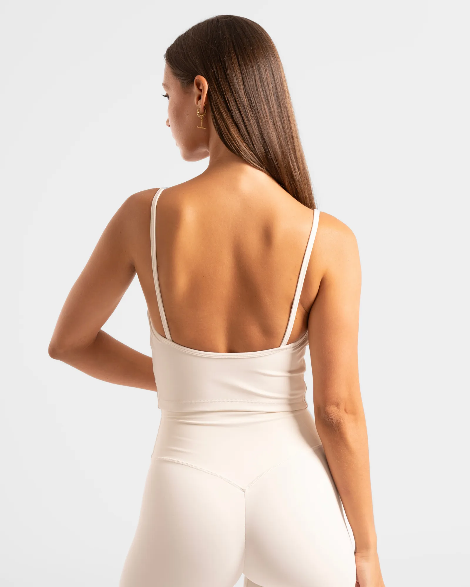 Scoop Back Tank - Off-White