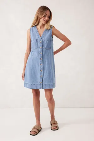 Seamed Mini- Shift dress
