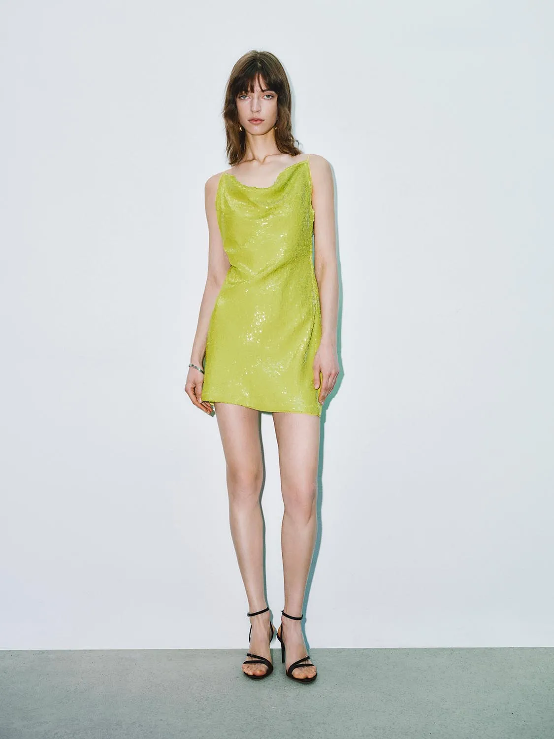 Sequin Cami A-Line Dresses