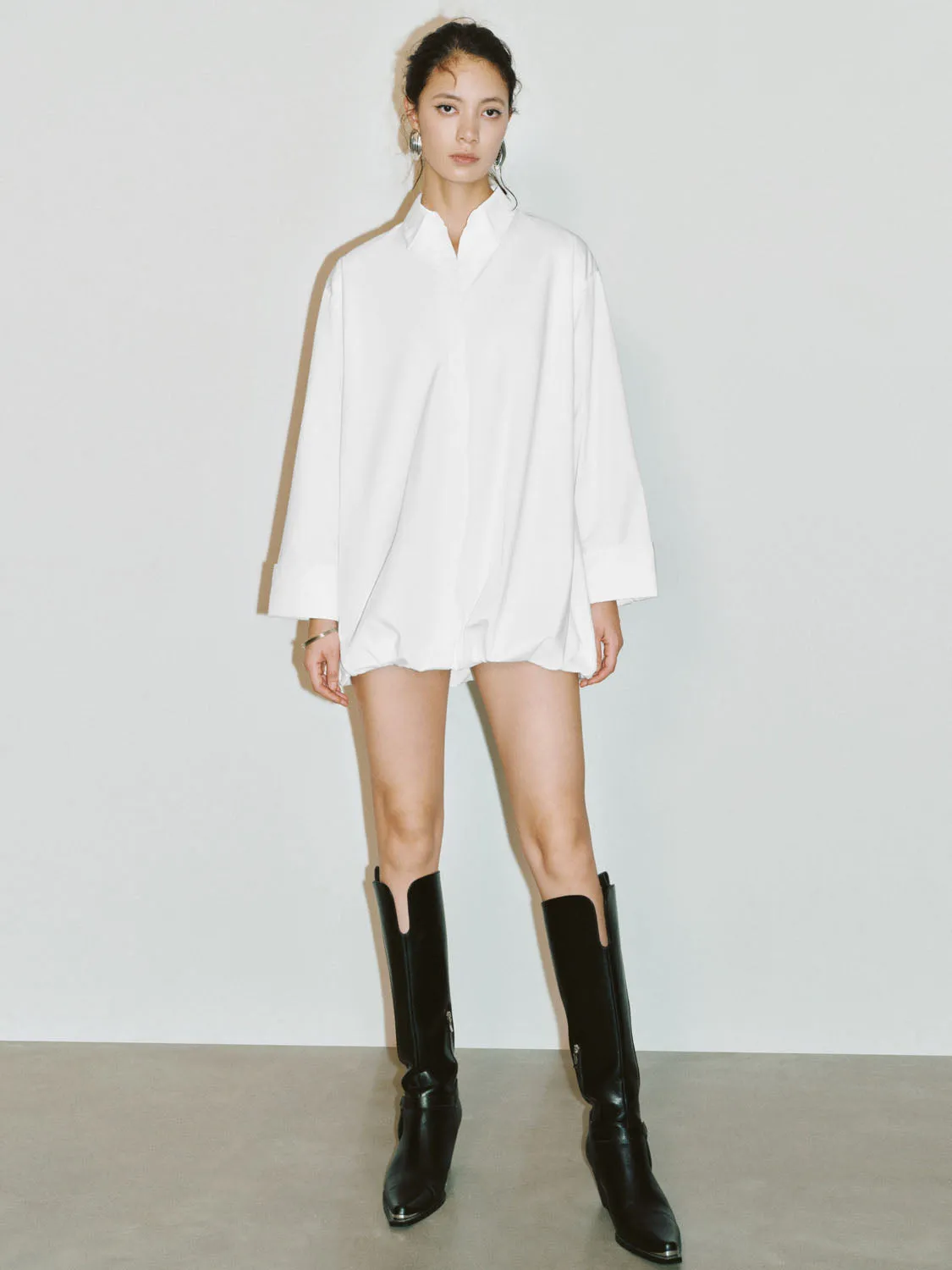 Shirt Collar A-Line Dresses