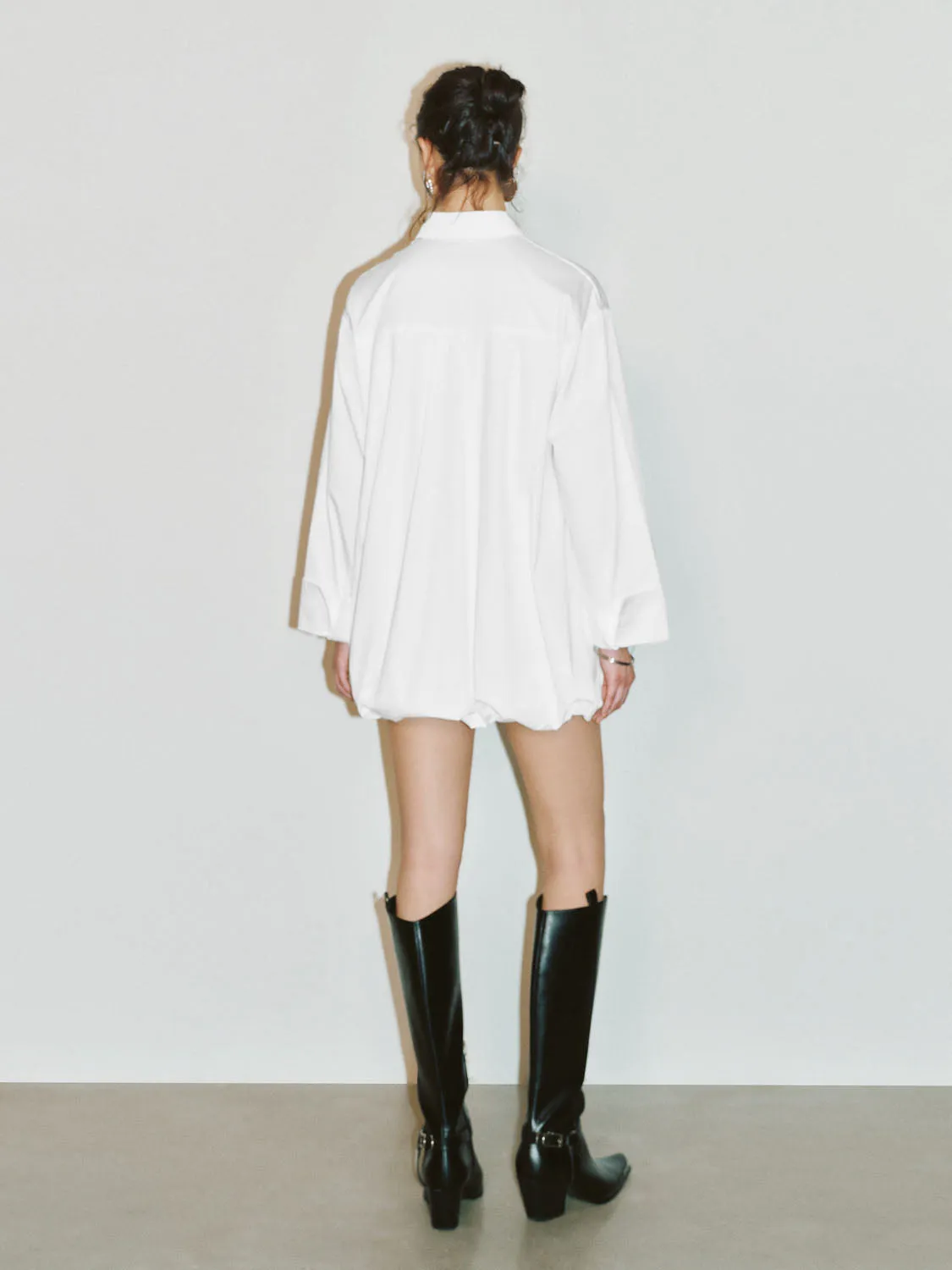 Shirt Collar A-Line Dresses