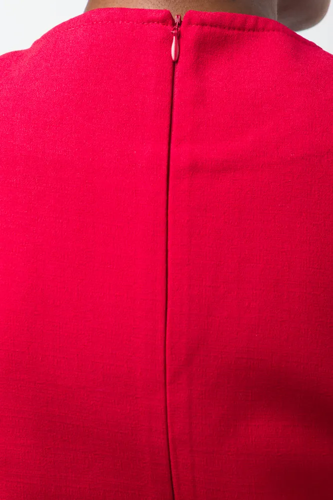 Shirt Dress Red