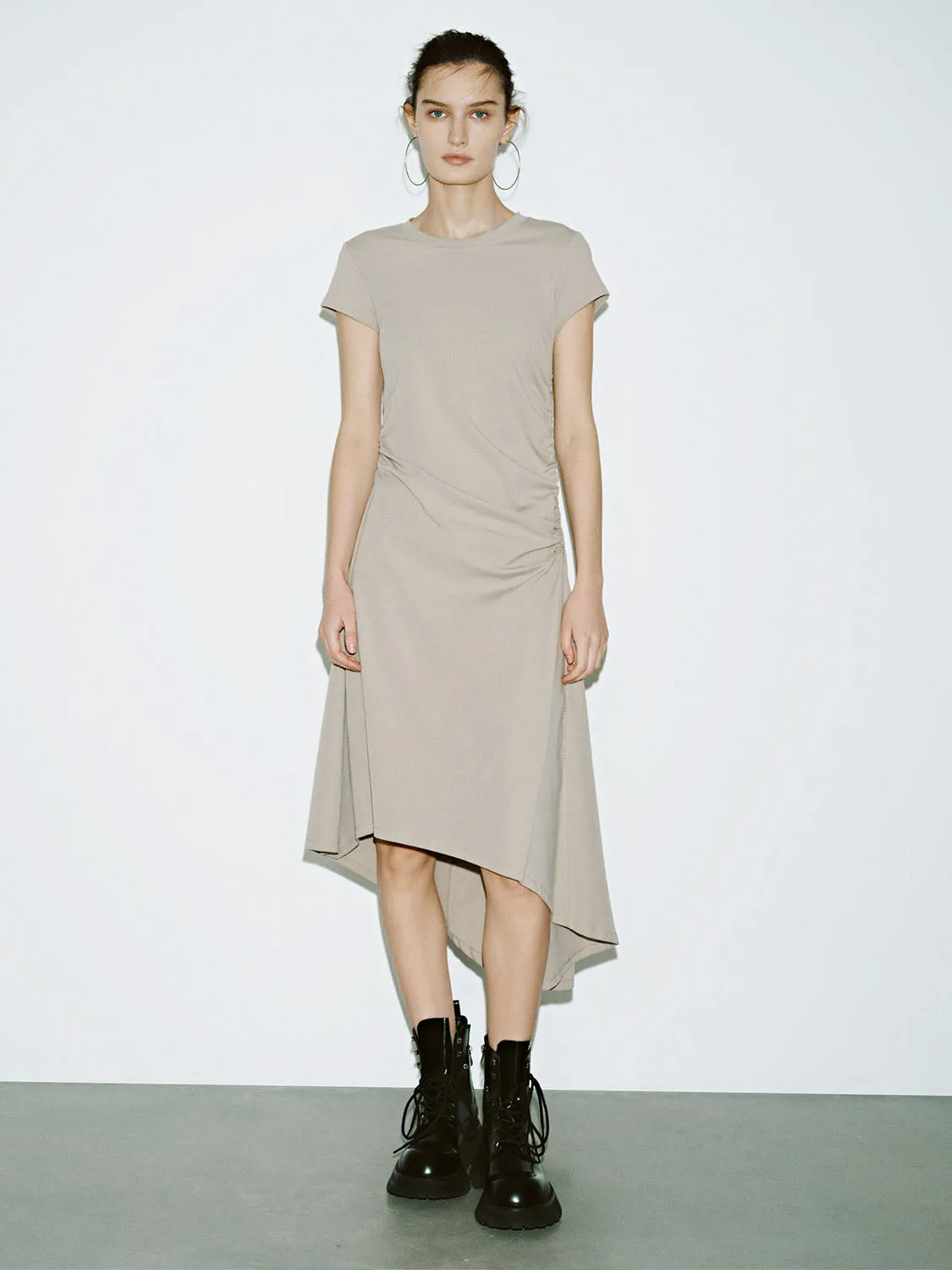 Short Sleeve A-Line Dresses