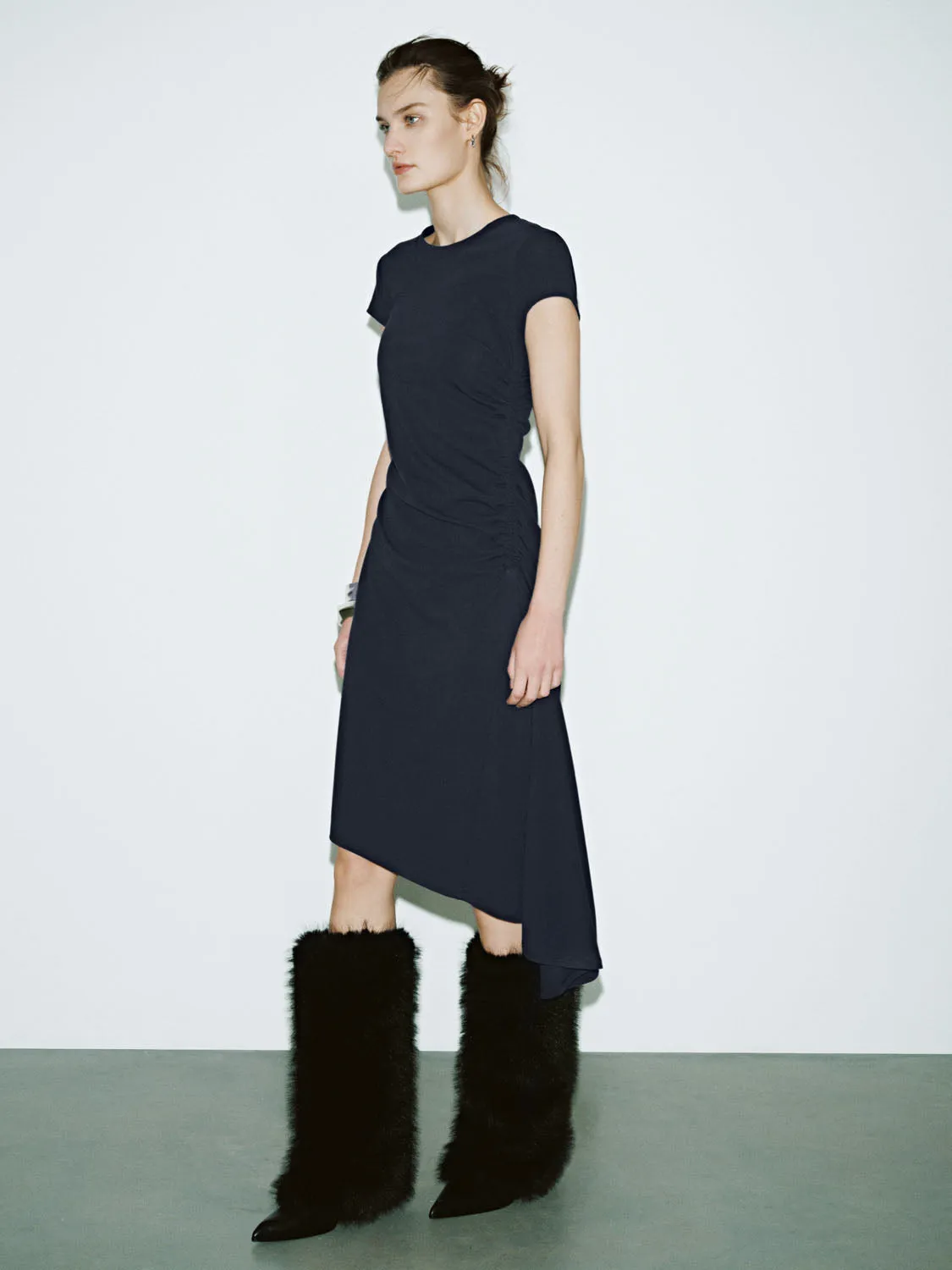 Short Sleeve A-Line Dresses