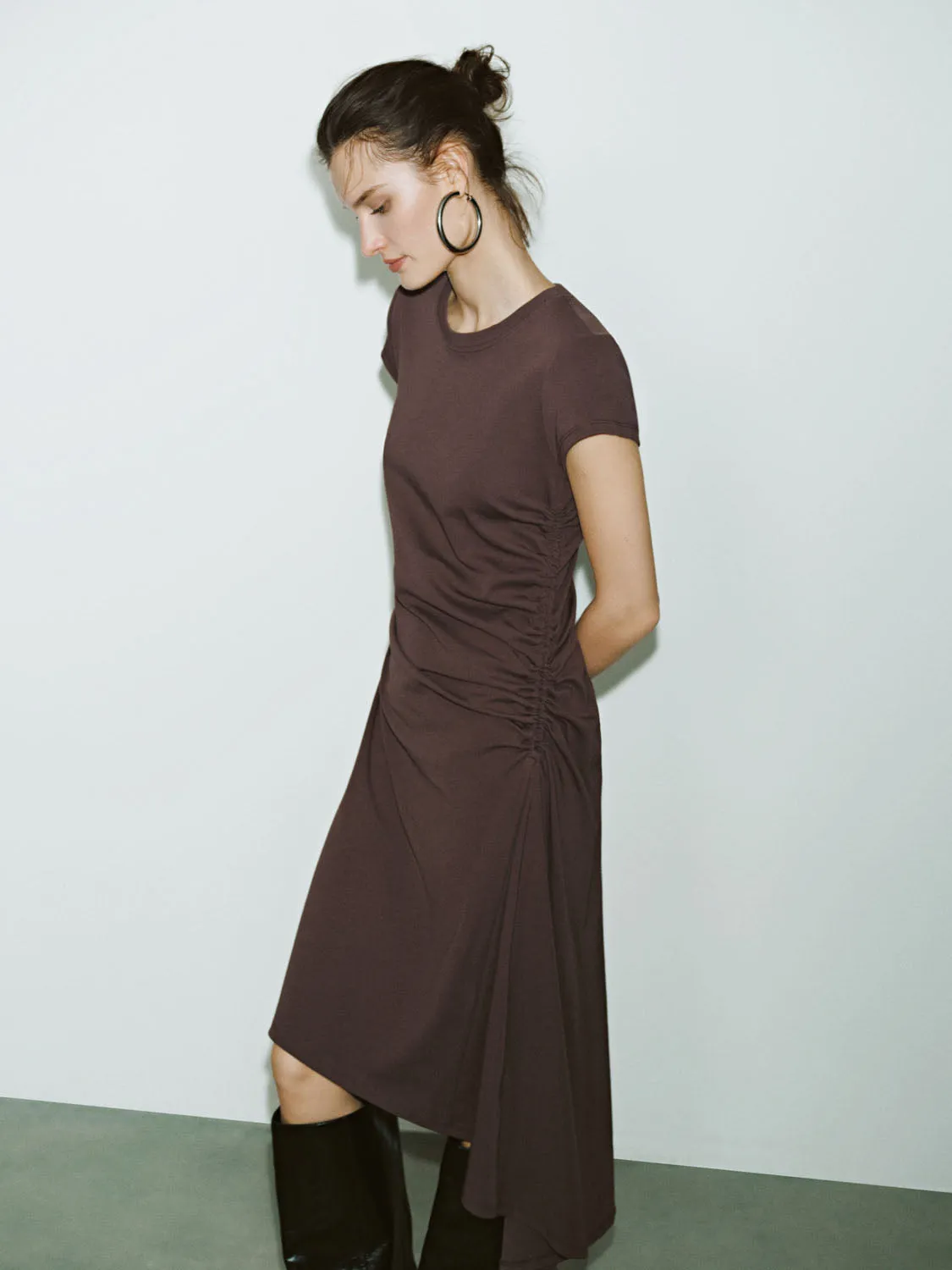 Short Sleeve A-Line Dresses